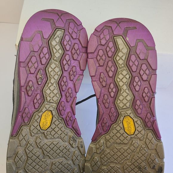 RED WING Women's (9B) Gray & Purple Cooltech Safety Toe Athletic Work Shoes 2343 - Picture 12 of 13